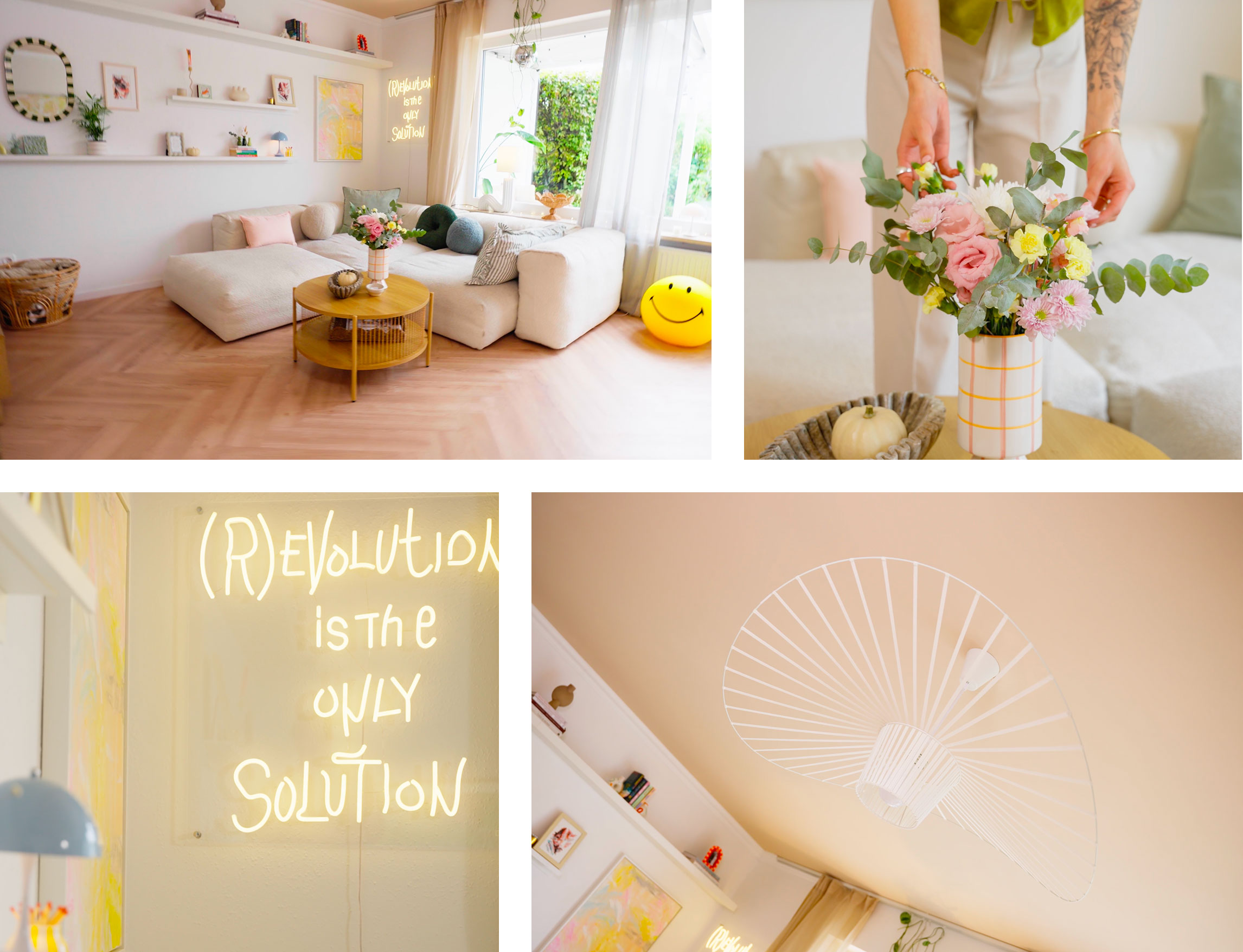 Das Wohnzimmer in der SCHÖNER WOHNEN Trendfarbe "Sand"