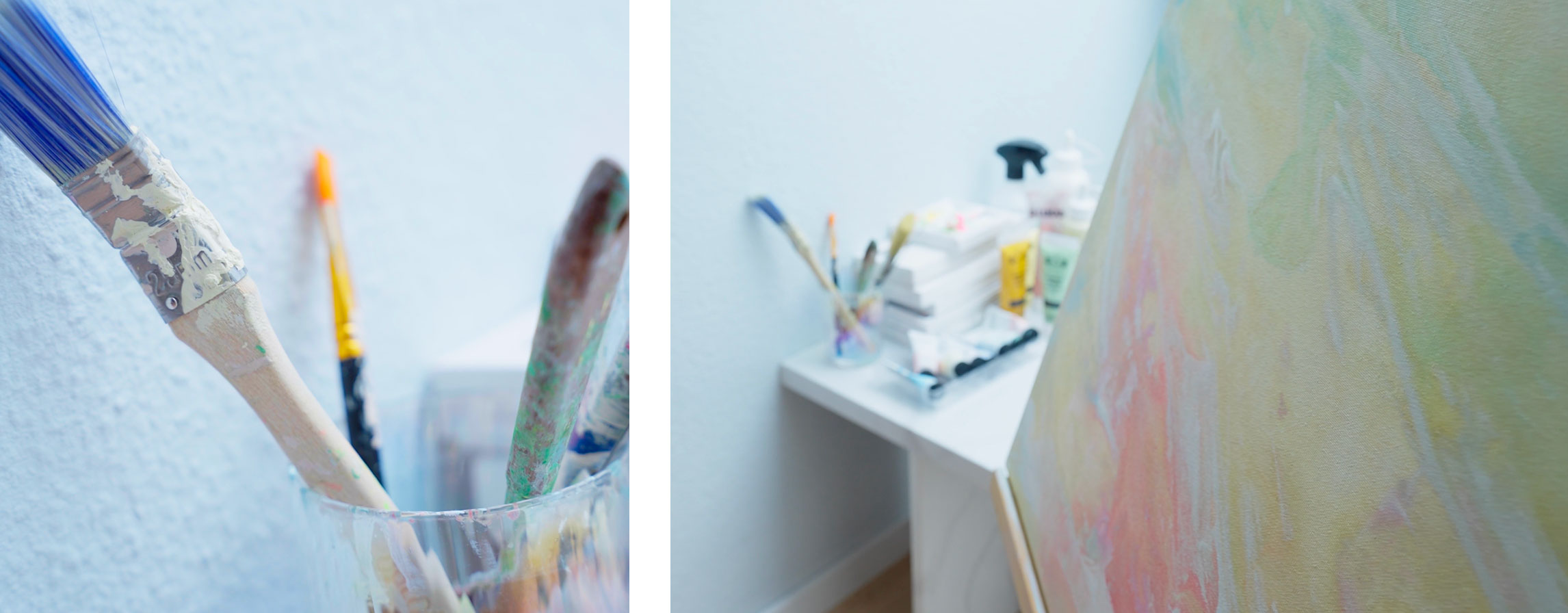 Das Gästezimmer in der SCHÖNER WOHNEN Designfarbe "Klares Eisblau"