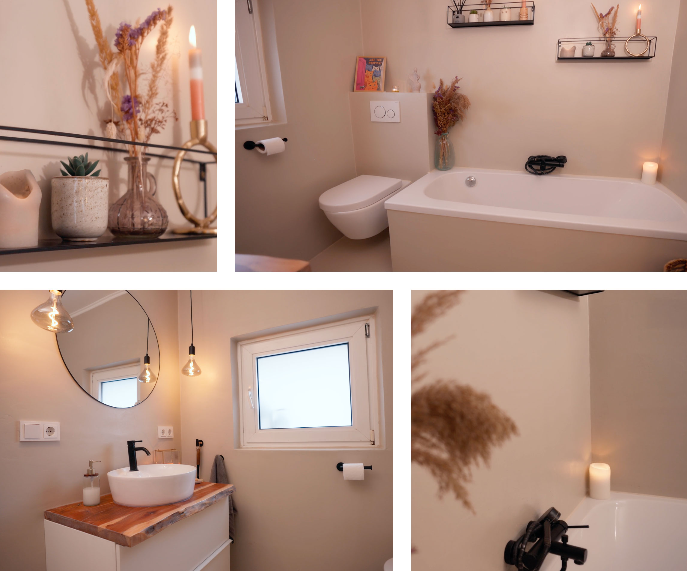 Das Badezimmer in der SCHÖNER WOHNEN-Farbe Betondesign Optik