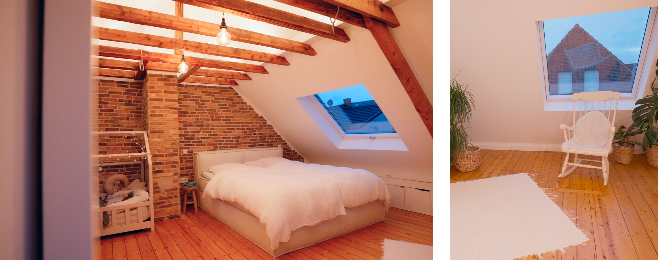 Das Schlafzimmer im SCHÖNER WOHNEN Polarweiss