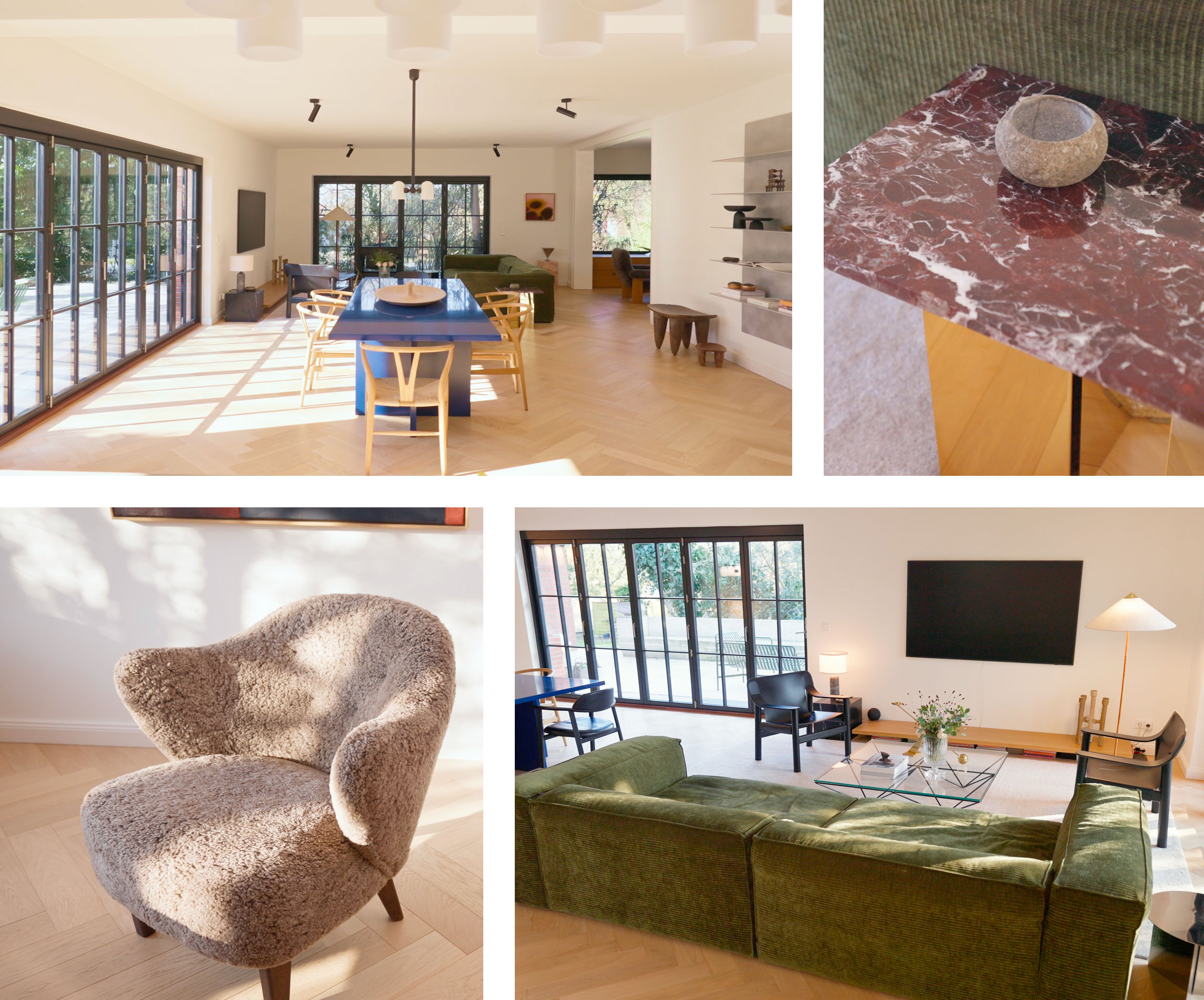 Interior Inspiration von dem Wohn-Essbereich