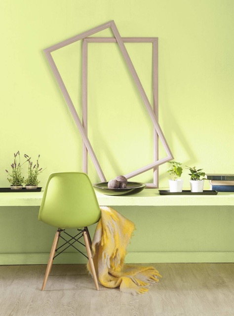 Der All-Over-Look hellgrün