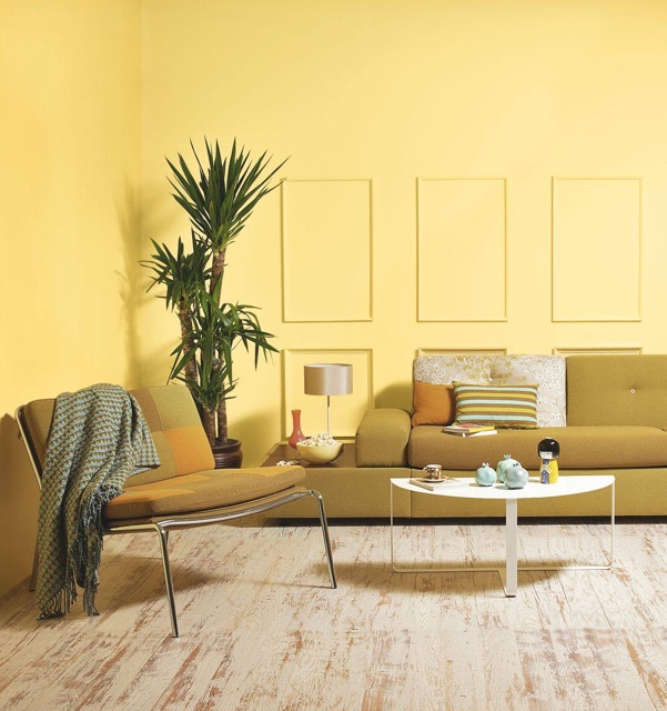 Der All-Over-Look hellgelb