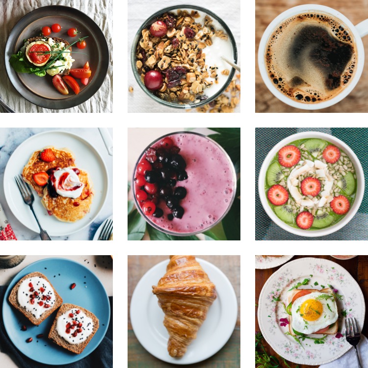 Getränke und Speisen