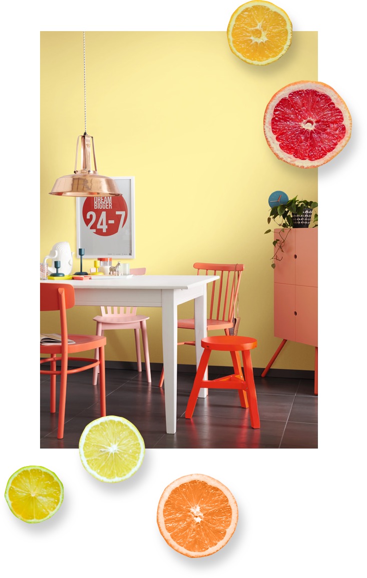 Morgens Vitamine – auch farblich