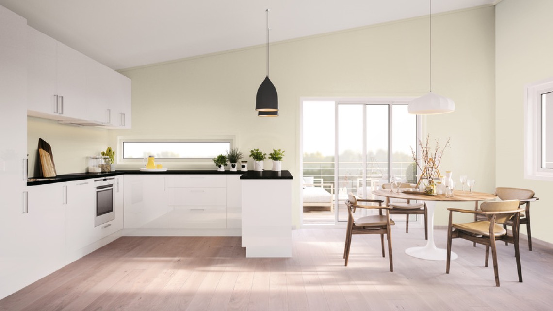 Küche und Essbereich