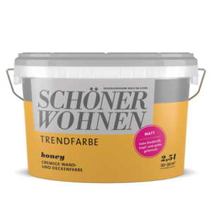 Trendfarbe Honey