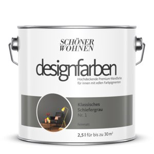 Designfarbe Klassisches Schiefergrau