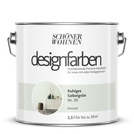 Designfarbe Ruhiges Salbeigrün
