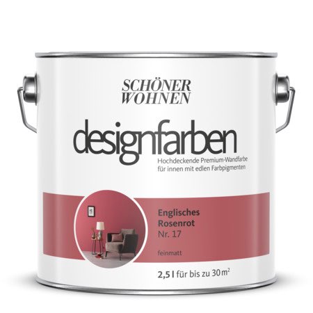 Designfarbe Rosenrot