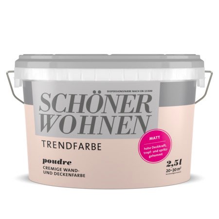 Trendfarbe Poudre