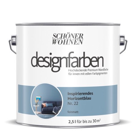 Designfarbe Horizontblau