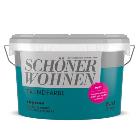 Trendfarbe Lagune