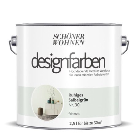 Designfarbe Ruhiges Salbeigrün