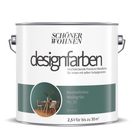 Designfarbe Besinnliches Waldgrün