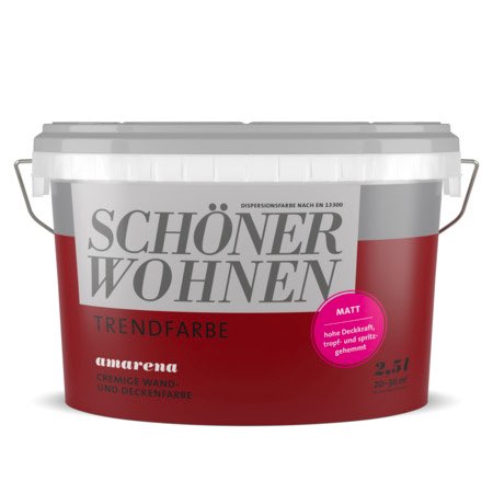 SCHÖNER WOHNEN-Farbe Trendfarbe "Amarena"