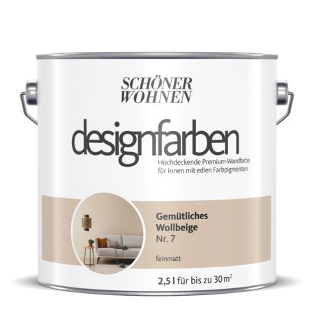 SCHÖNER-WOHNEN-Farbe Designfarbe "Gemütliches Wollbeige"