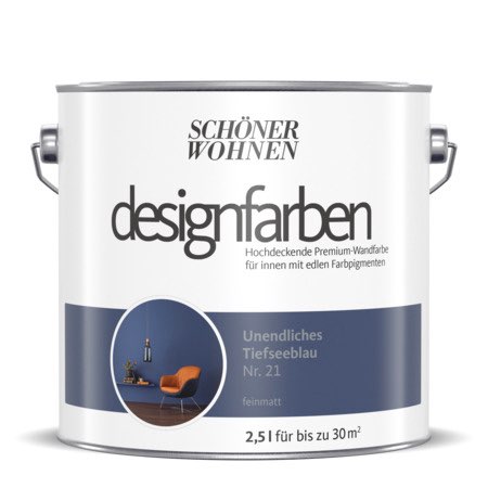 SCHÖNER-WOHNEN-Farbe Packshot "Unendliches Tiefseeblau"