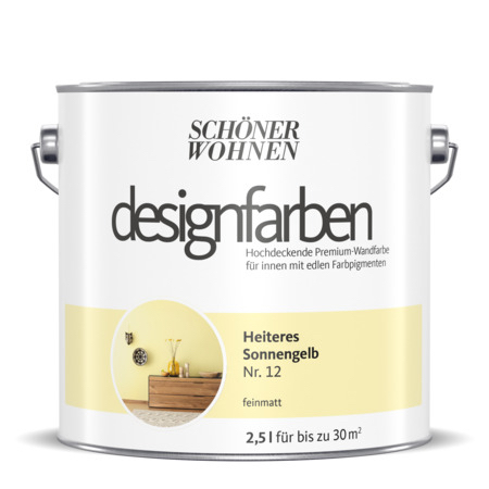 Designfarbe Heiteres Sonnengelb