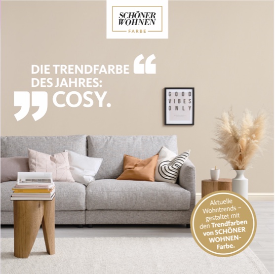 SCHÖNER-WOHNEN-Farbe Trendfarbe "Cosy" Stilkarte 