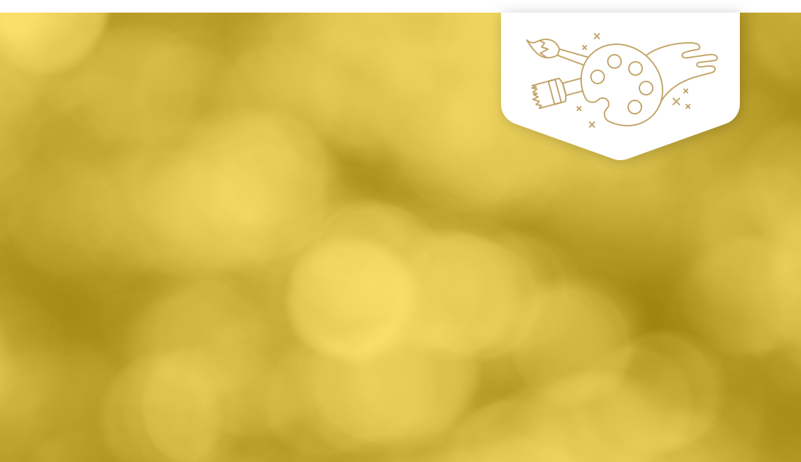 Lichtspiel in der Farbe Gelb