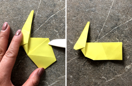 Anleitung Origami-Osterhase Step 8