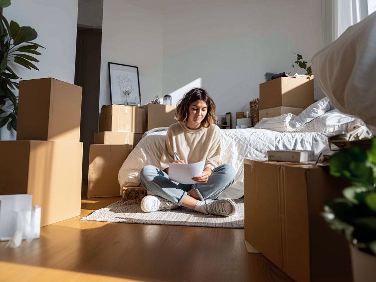 Organisation eines Umzugs