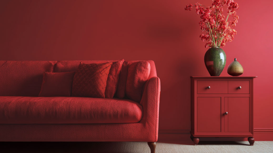 Interior Inspiration zum Thema "Cherry Coded" in der SCHÖNER WOHNEN Trendfarbe "Amarena"