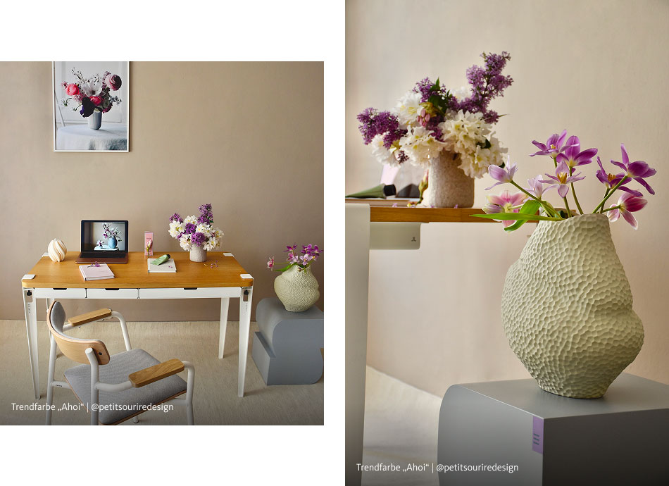 Interior Inspiration von @petitsouriredesign in der SCHÖNER WOHNEN Trendfarbe "Ahoi"