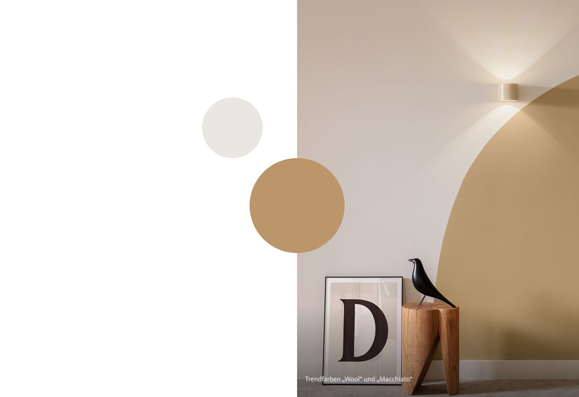 Trendfarben „Wool“ und „Macchiato“