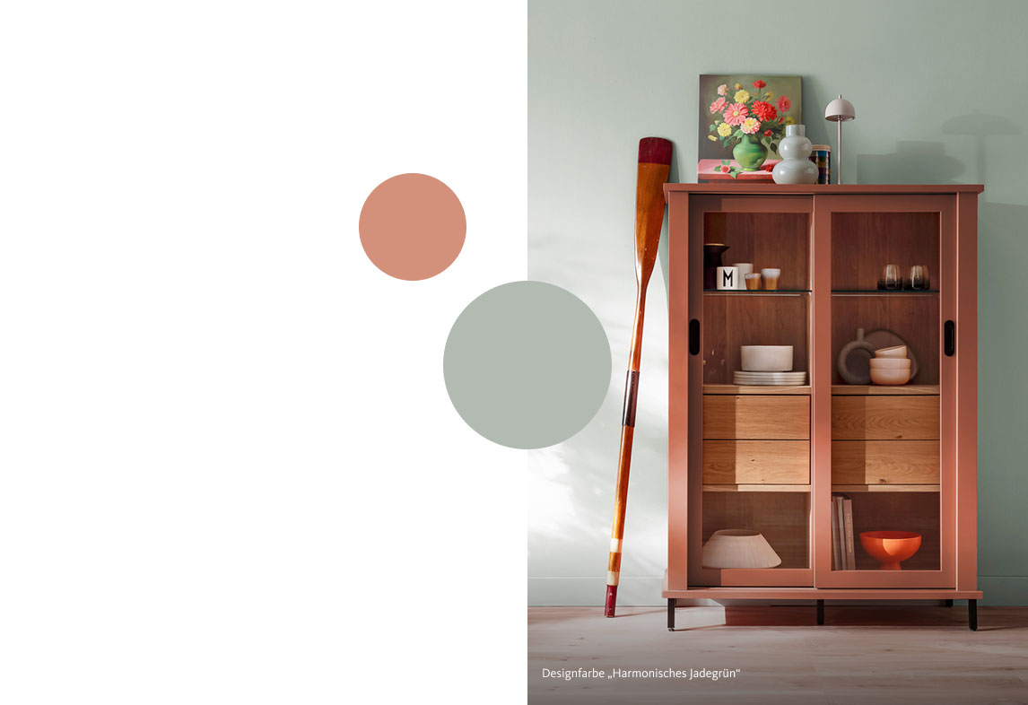 Designfarbe „Harmonisches Jadegrün“