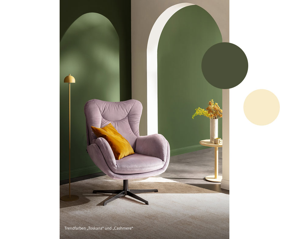 Trendfarben „Toskana“ und „Cashmere“