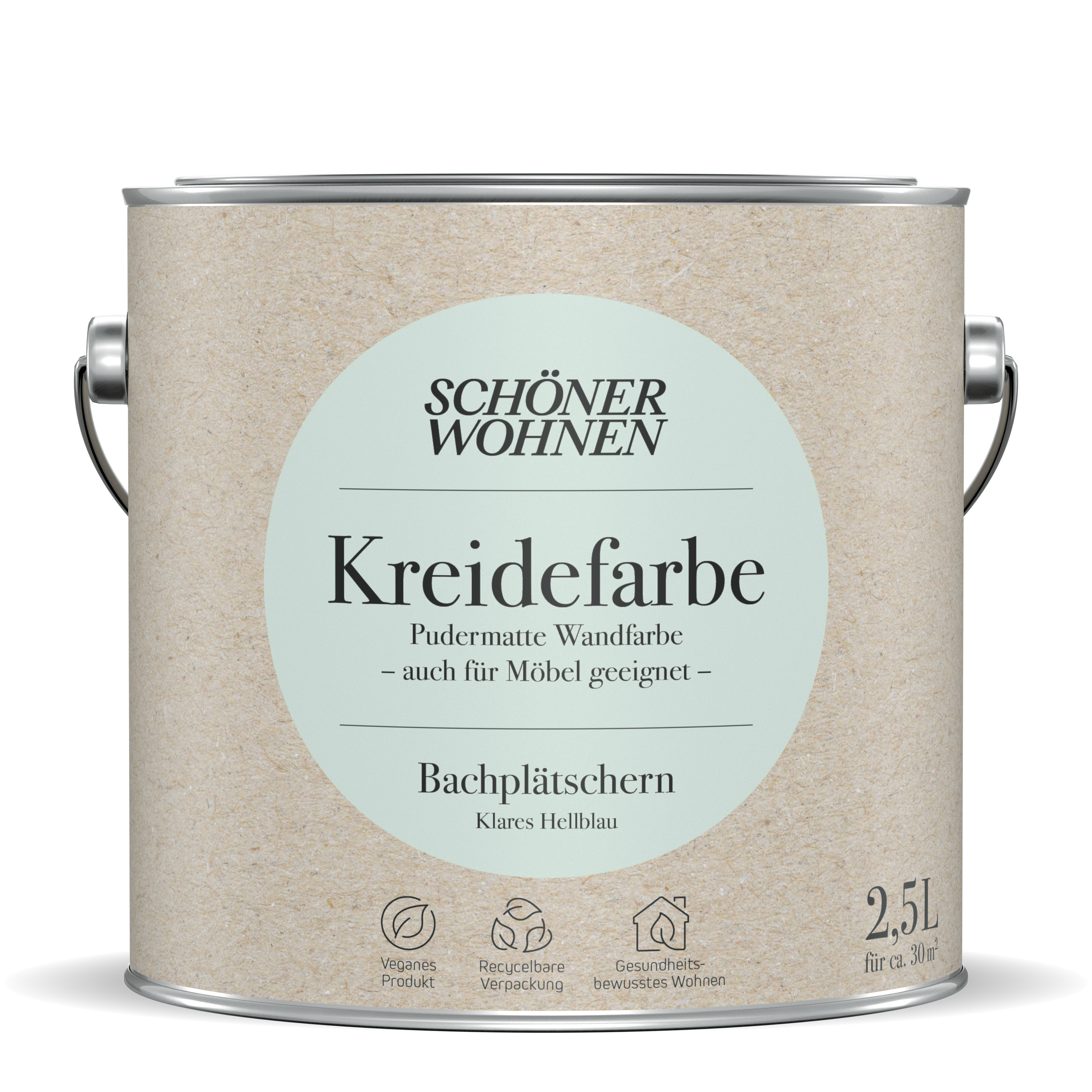kreidefarbe-bachplätschern SCHÖNER-WOHNEN-Farbe Kreidefarbe "Bachplätschern"
