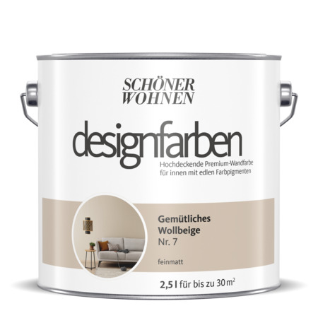 SCHÖNER-WOHEN-Farbe Designfarbe "Gemütliches Wollbeige"