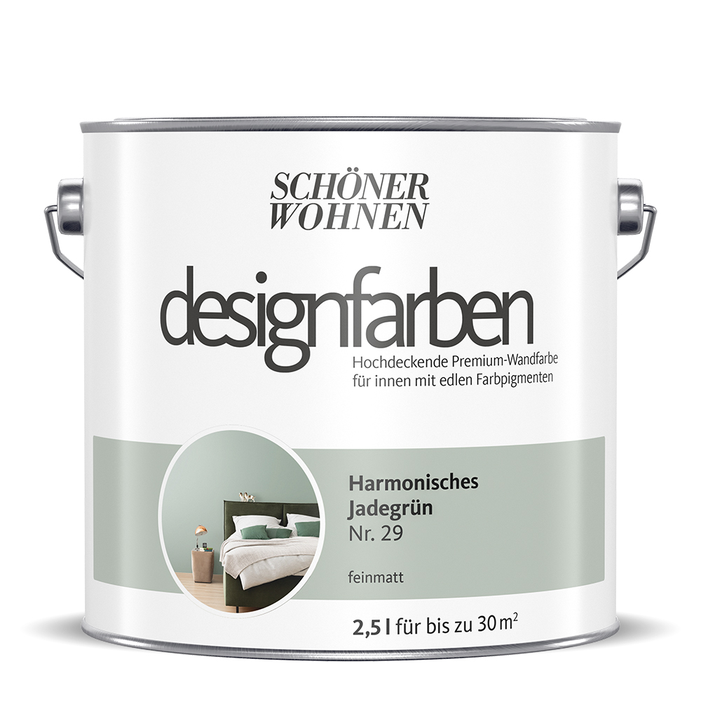 SCHÖHNER-WOHNEN-Farbe Designfarbe "Harmonisches Jadegrün"
