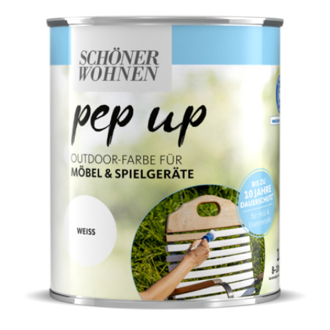 SCHÖNER-WOHNEN-Farbe Pep-Up "Outdoorfarbe für Möbel und Spielgeräte"