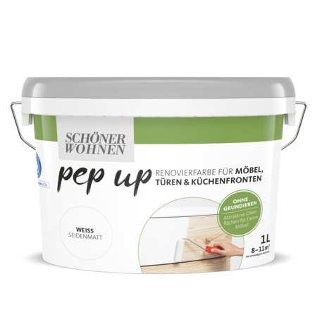 SCHÖNER WOHNEN-Farbe pep up Farbe "Renovierfarbe für Möbel, Türen und Küchenfronten"