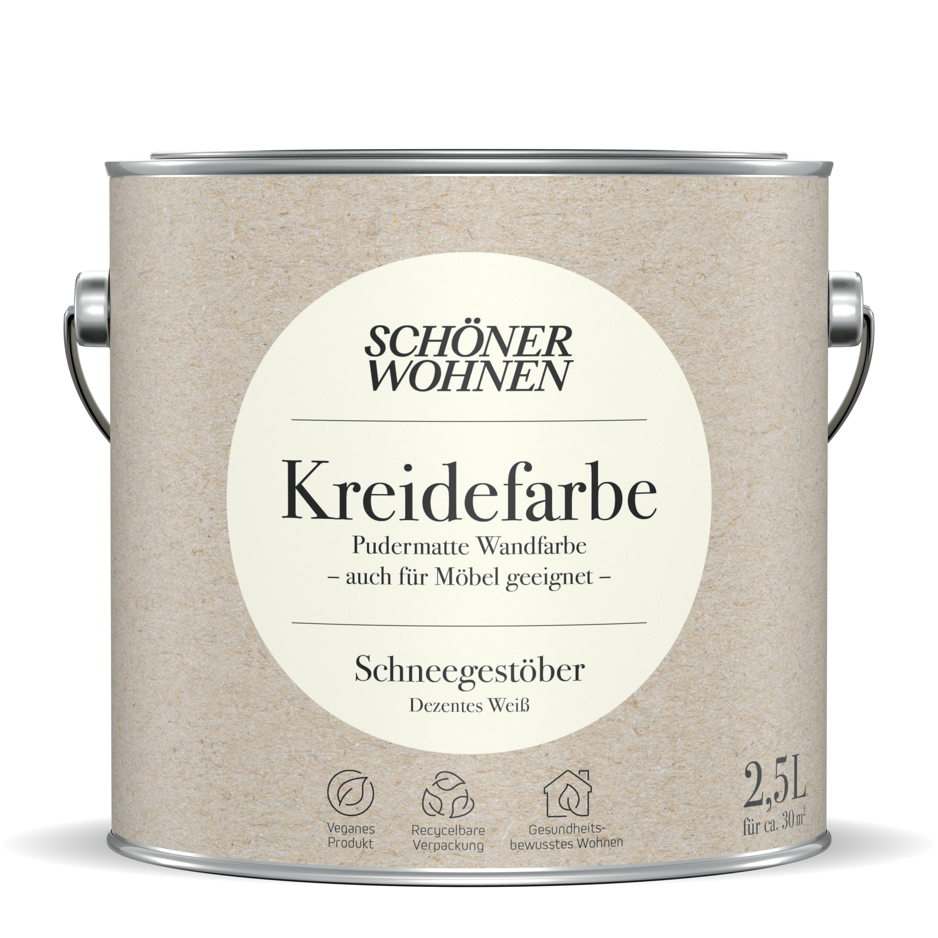 SCHÖNER-WOHNEN-Farbe Kreidefarbe "Schneegestöber"