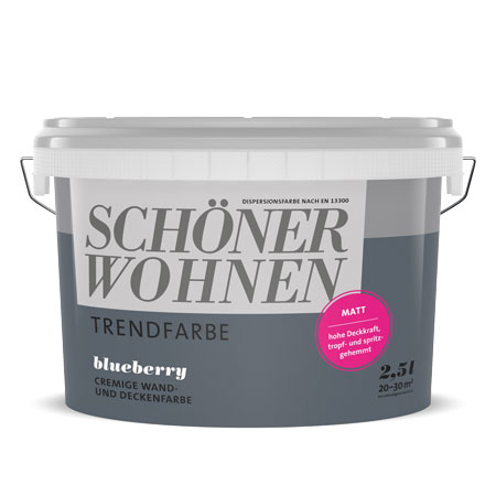SCHÖNER-WOHNEN-Farbe Trendfarbe "Blueberry"