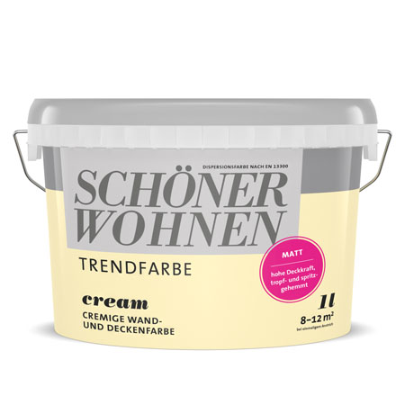 Trendfarbe Cream