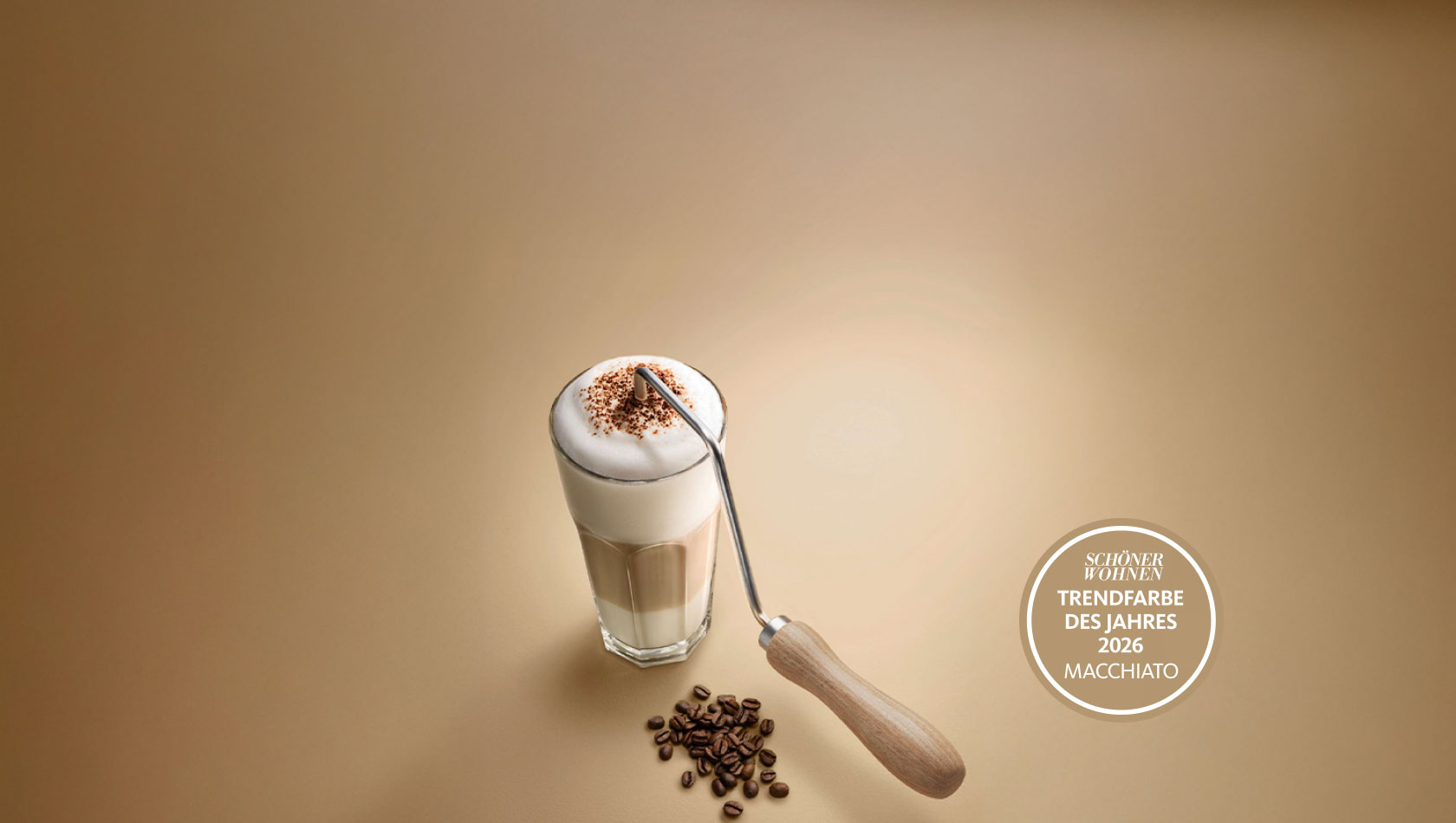 Trendfarbe des Jahres 2026 Macchiato