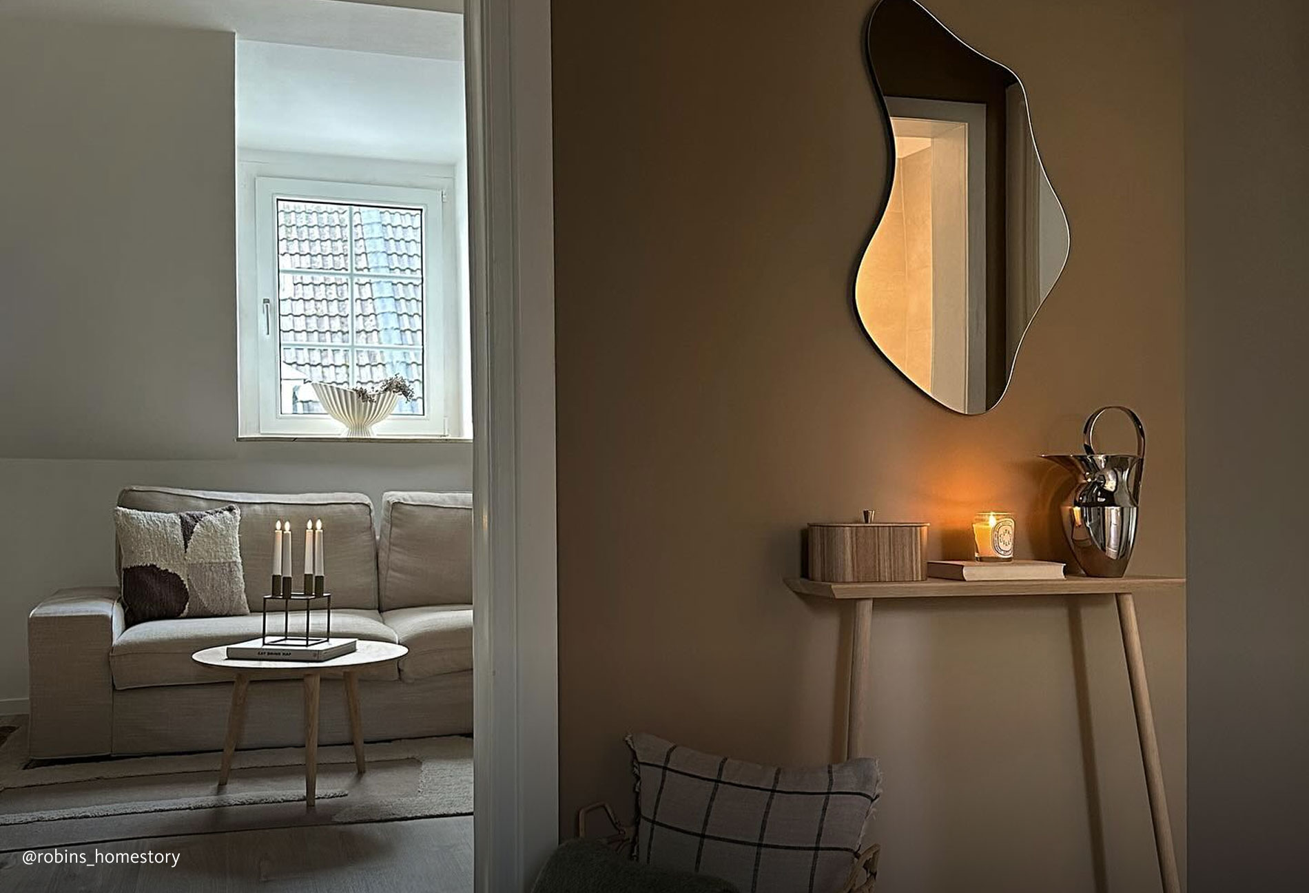 Interior Inspiration in der Trendfarbe "Macchiato" von @robins_homestory