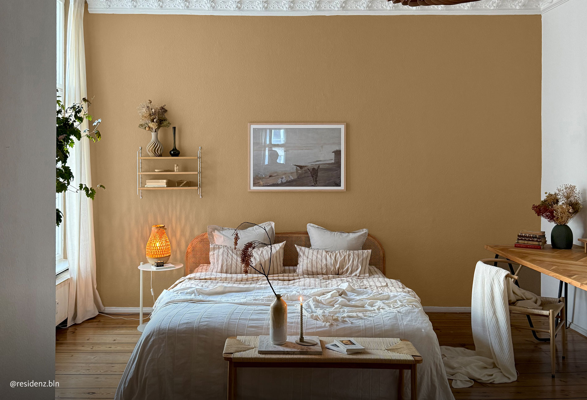 Interior Inspiration in der Trendfarbe "Macchiato" von @residenz.bln