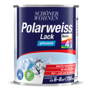 Polarweiss Lack glänzend, Mix-Basis